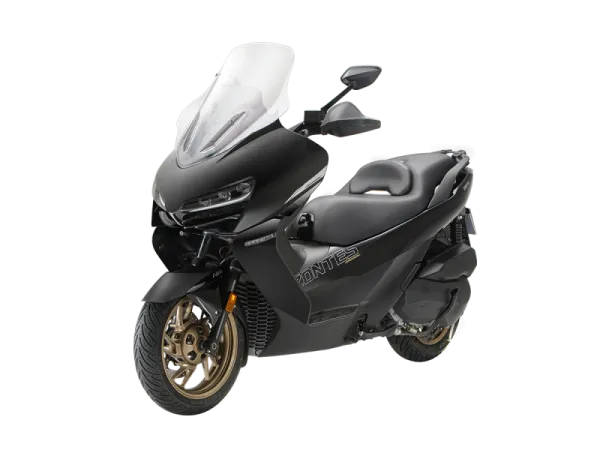 Скутер ZONTES (Зонтес) ZT368 - K (ZT1P79MP EFI) 15/14 (2025 г.) чёрный с ПТС | Мототека