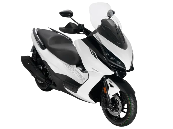 Скутер Zontes (Зонтес) ZT350 - E (ZT1P77MP EFI) 15/14 белый с ПТС | Мототека