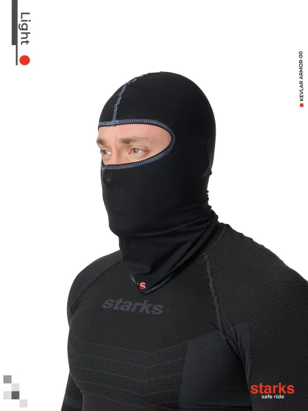 Подшлемник STARKS (Старкс) Light Чёрный/Серый | Мототека