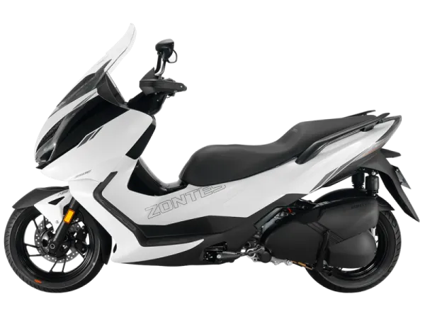 Скутер Zontes (Зонтес) ZT350 - E (ZT1P77MP EFI) 15/14 белый с ПТС | Мототека
