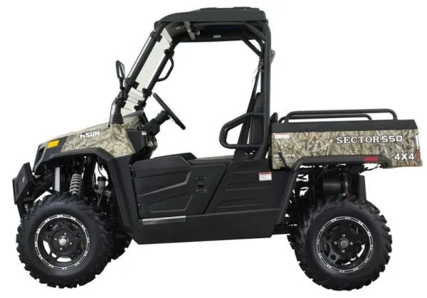 Багги HISUN (Хайсан) HS 550 SECTOR Normal зелёный камуфляж с ПСМ | Мототека