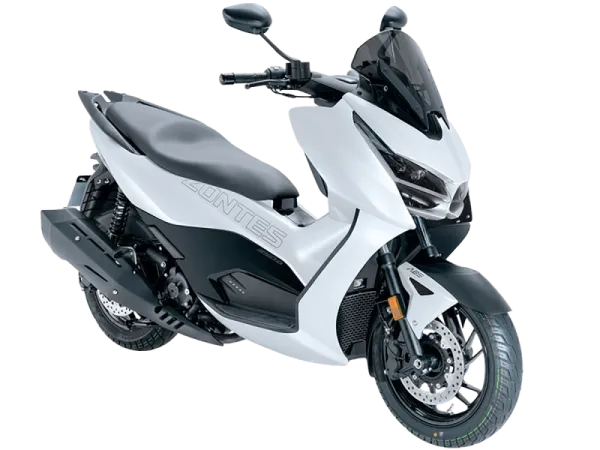 Скутер Zontes (Зонтес) ZT350 - D (ZT1P77MP EFI) 15/14 серебристый с ПТС | Мототека