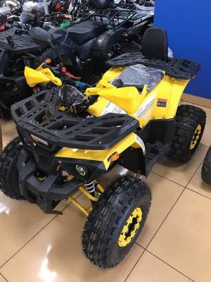 Квадроцикл детский HB - ATV 125 жёлтый (машинокомплект)