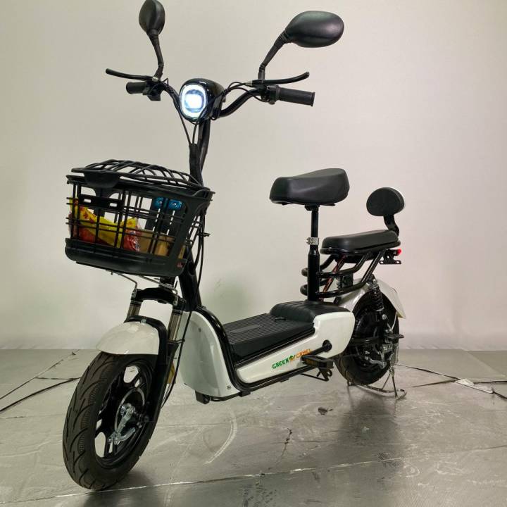 Электроскутер (мопед) GreenCamel (ГринКэмел) Тайфун 400 (400W 48V12Ah ) быстросъем чёрный Электроскутер (мопед) GreenCamel (ГринКэмел) Тайфун 400 (400W 48V12Ah ) быстросъем чёрный