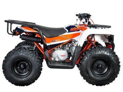 Квадрицикл детский KAYO (Кайо) AU125 (белый пластик 2024 г.) с ПСМ