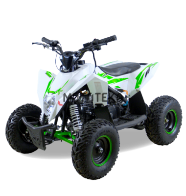 Квадроцикл детский Motax (Мотакс) GEKKON 90 (машинокомплект) белый/зеленый (машинокомплект)