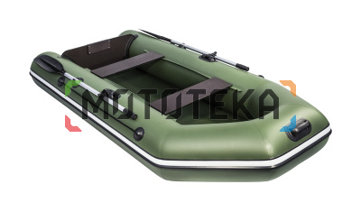 Лодка ПВХ Аква 2800 зелёный/чёрный