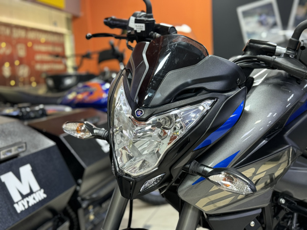 Мотоцикл дорожный BAJAJ (Баджадж) Pulsar NS 200 UG серый с ПТС | Мототека